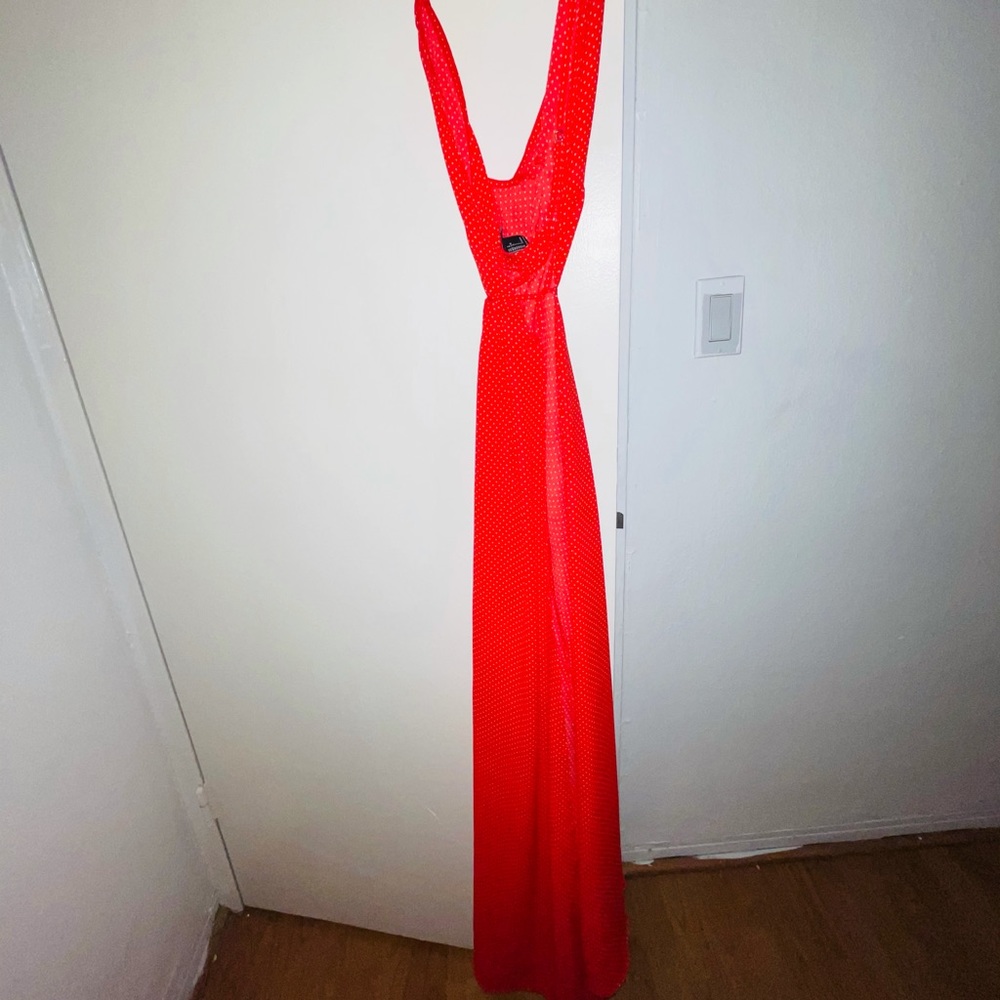 Forever 21 Polka Dot Maxi Dress - Picture 2 of 5